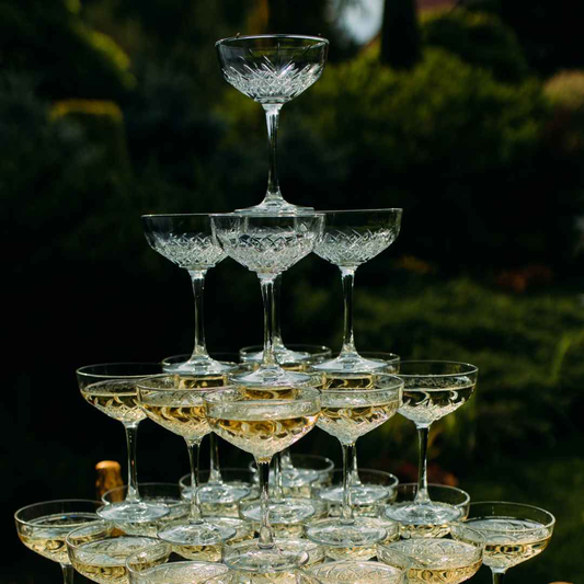 Champagne Tower for events in Melbourne
